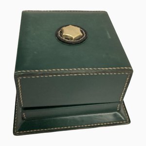 Stitched Leather Box by Jacques Adnet, 1950s-VRR-1111145