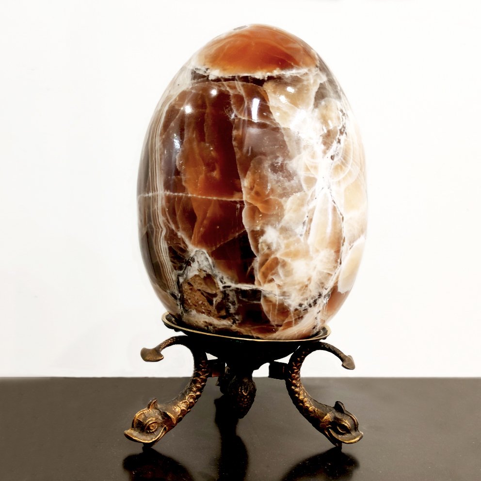 Stone Egg Sculpture by Thon - Fausto Tonello, 1999