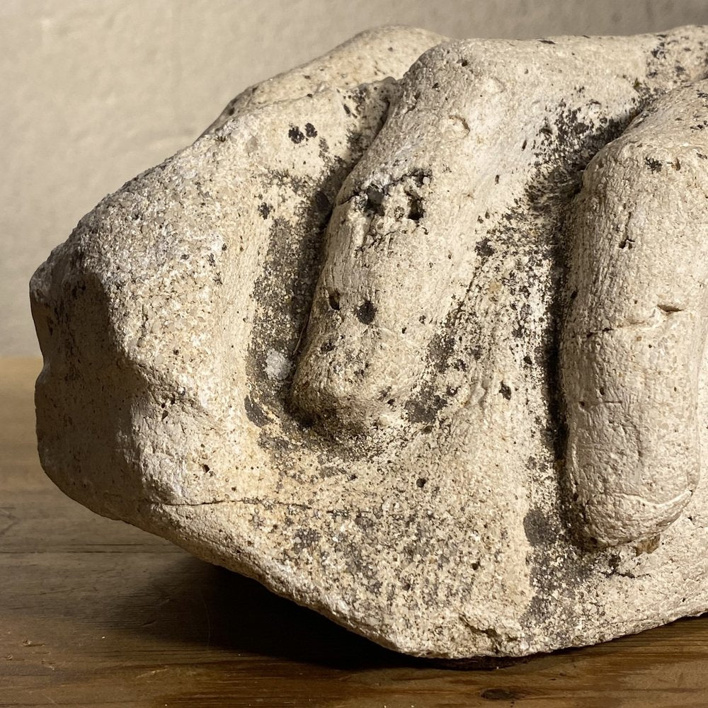 Stone Hand Sculpture, 1950s, Stone