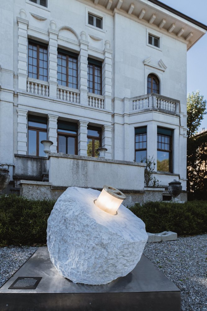 Stone Kinetic Lamp by Jan Garncarek