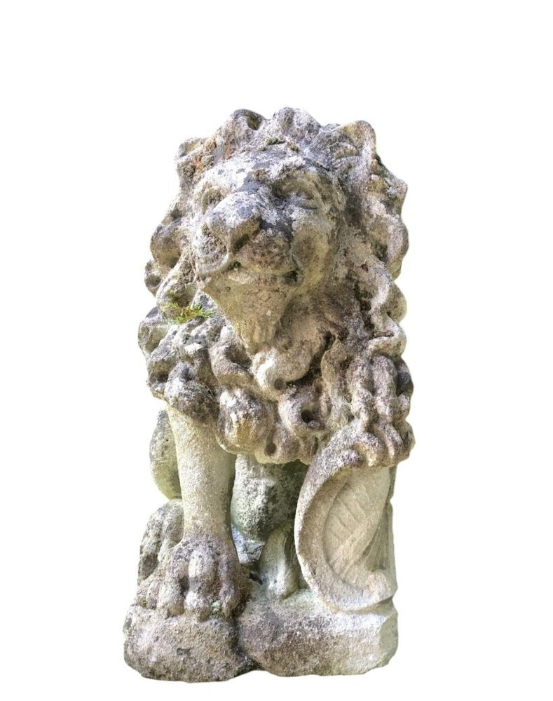 Stone Lions, 1950s, Set of 2