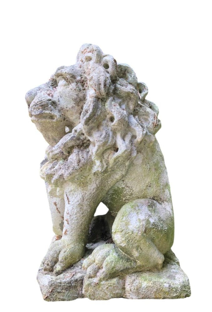 Stone Lions, 1950s, Set of 2