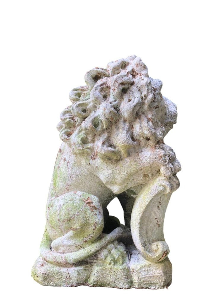 Stone Lions, 1950s, Set of 2