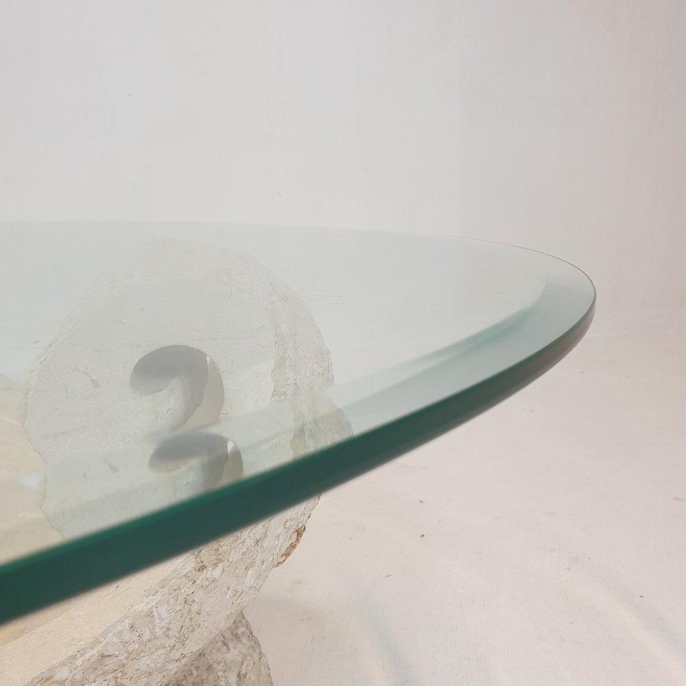 Stone Shell Coffee Table from Magnussen Ponte Mactan, 1980s