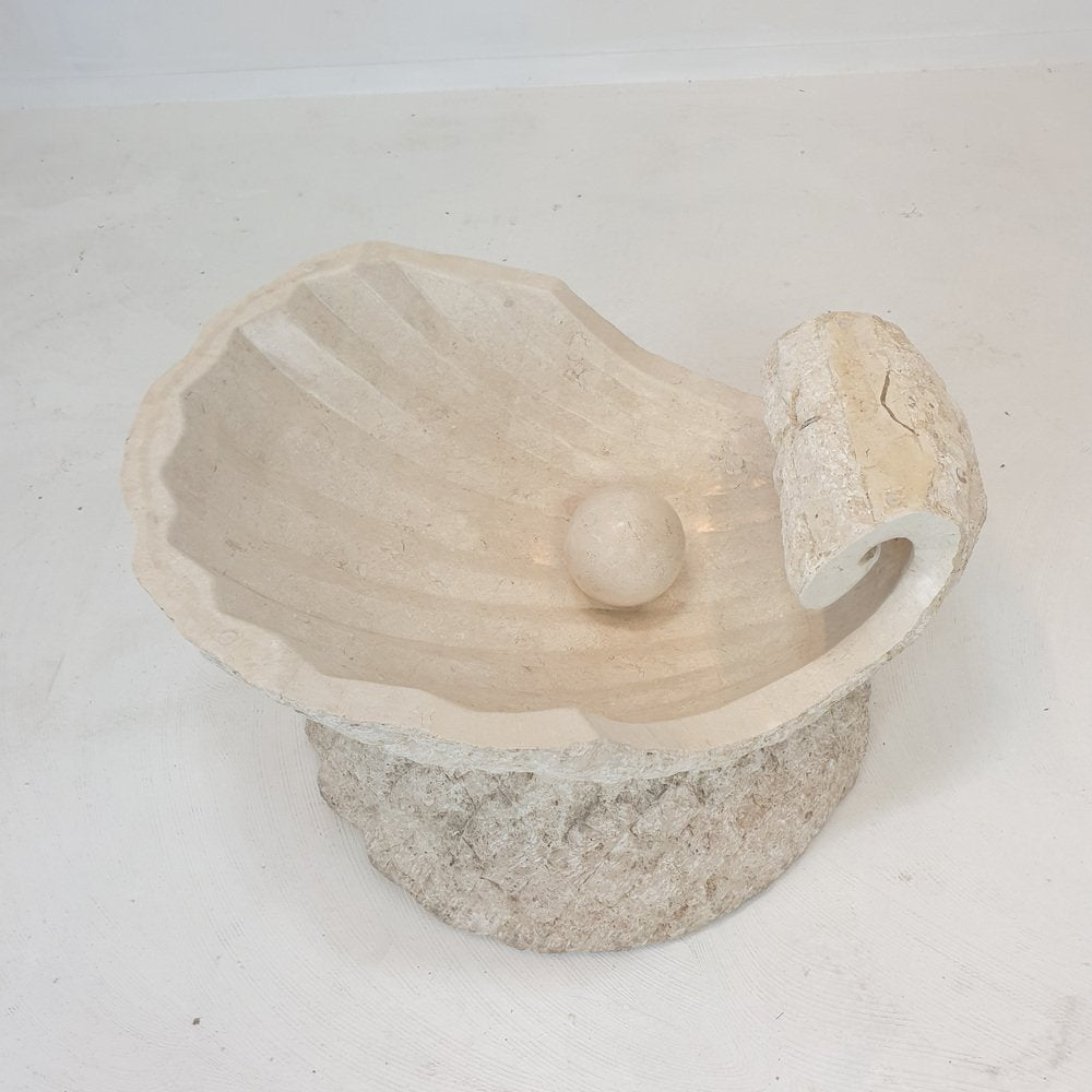 Stone Shell Coffee Table from Magnussen Ponte Mactan, 1980s