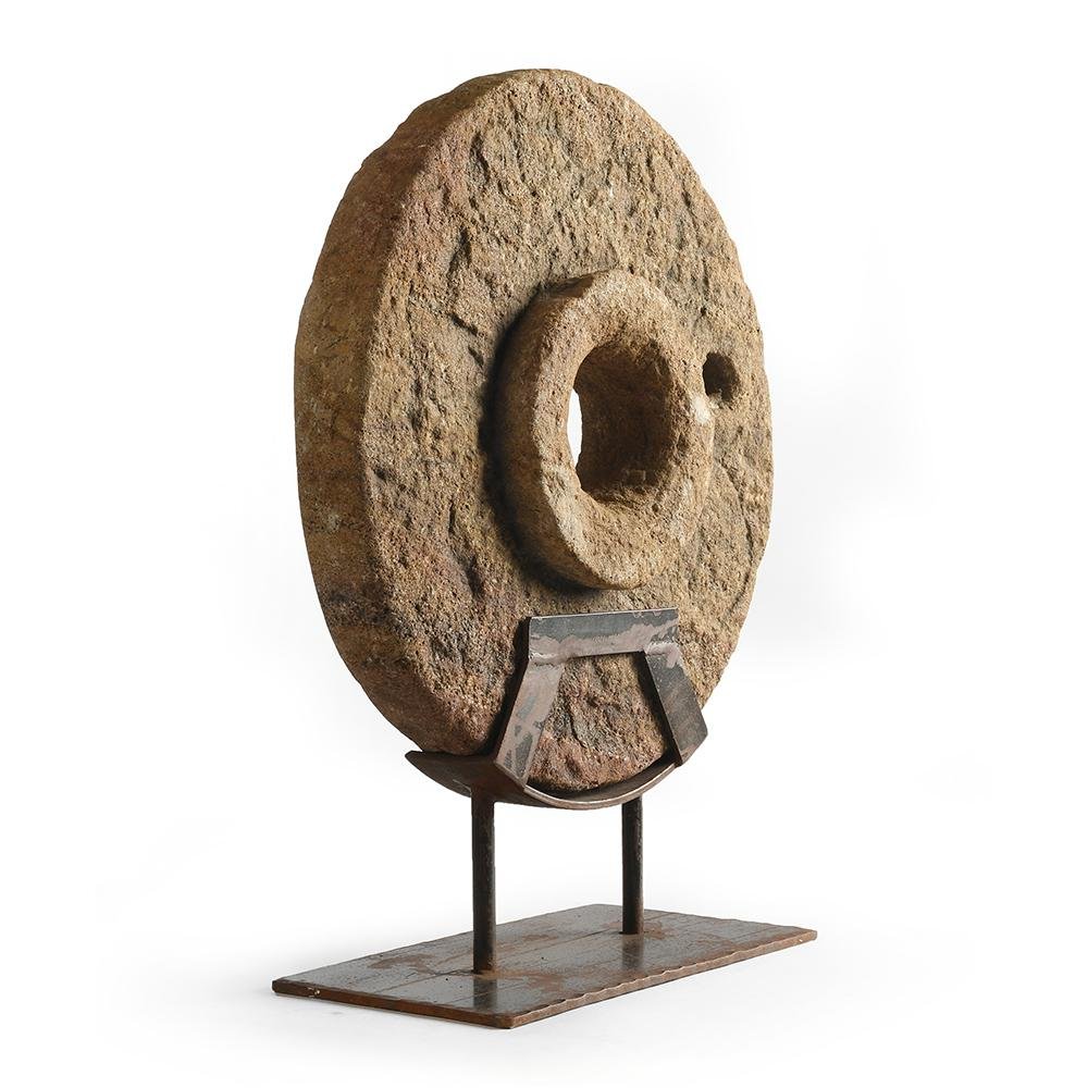 Stone Wheel on Iron Stand, 1890s