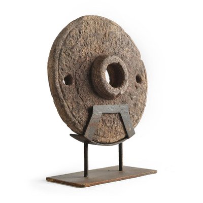 Stone Wheel on Iron Stand, 1890s-NQ-702206