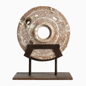 Stone Wheel on Iron Stand, 1890s-NQ-702210