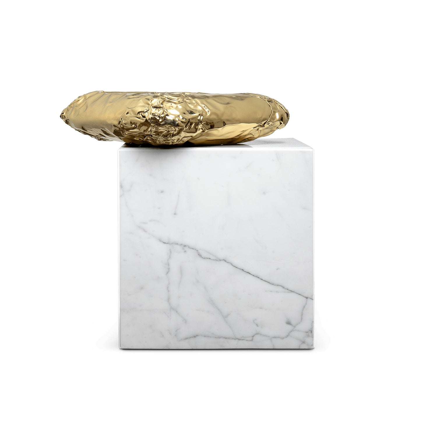 Stonehenge - Square Marble Coffee Table by Boca Do Lobo #CARRARA MARBLE