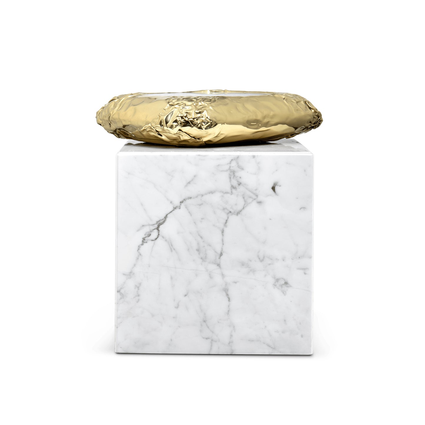Stonehenge - Square Marble Coffee Table by Boca Do Lobo #CARRARA MARBLE