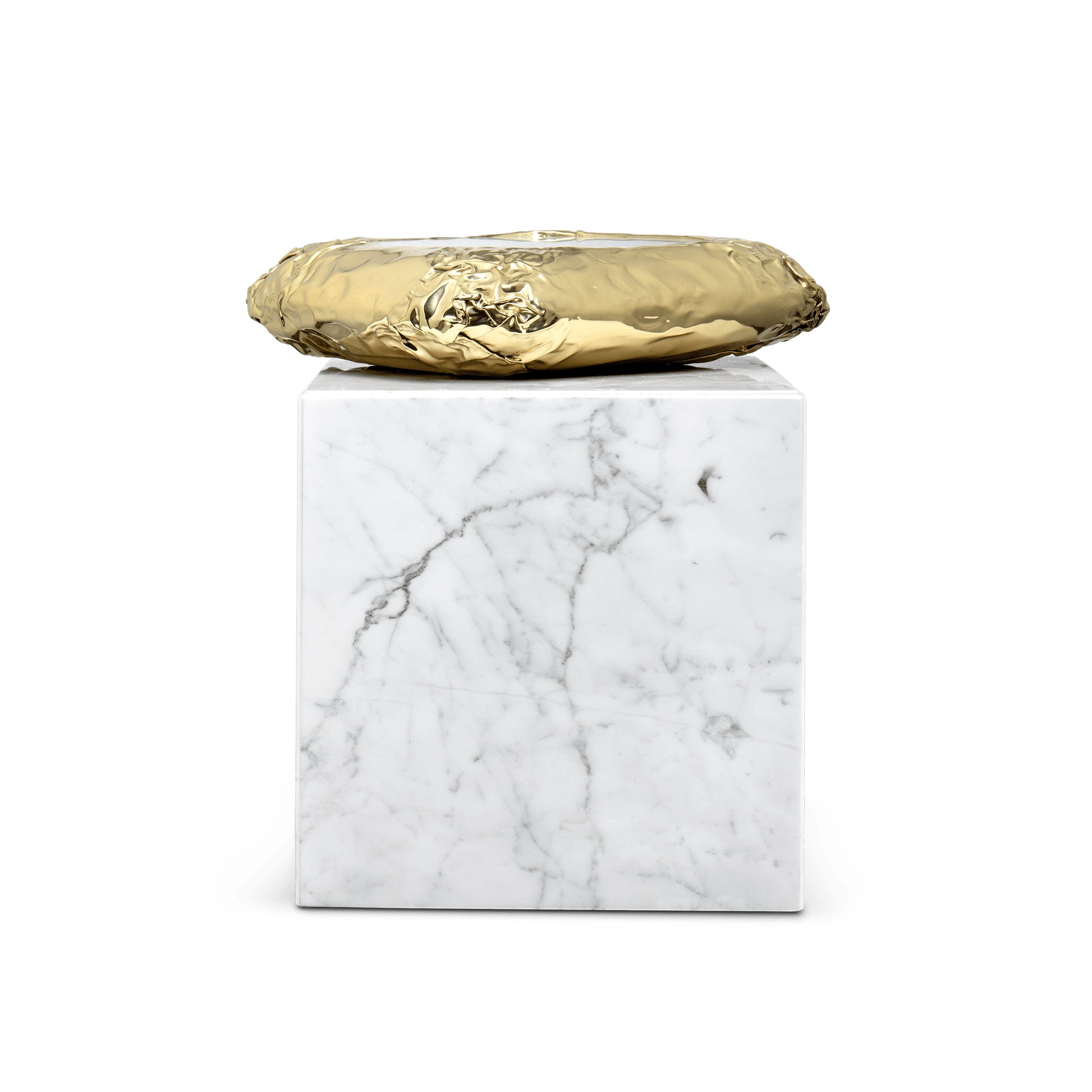 Stonehenge - Square Marble Coffee Table by Boca Do Lobo #CARRARA MARBLE