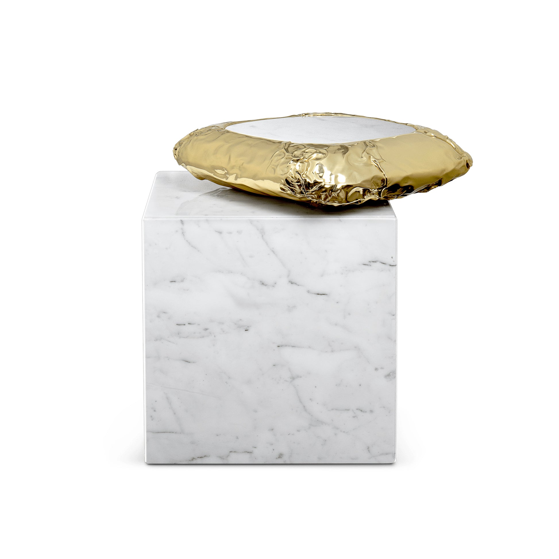 Stonehenge - Square Marble Coffee Table by Boca Do Lobo #CARRARA MARBLE