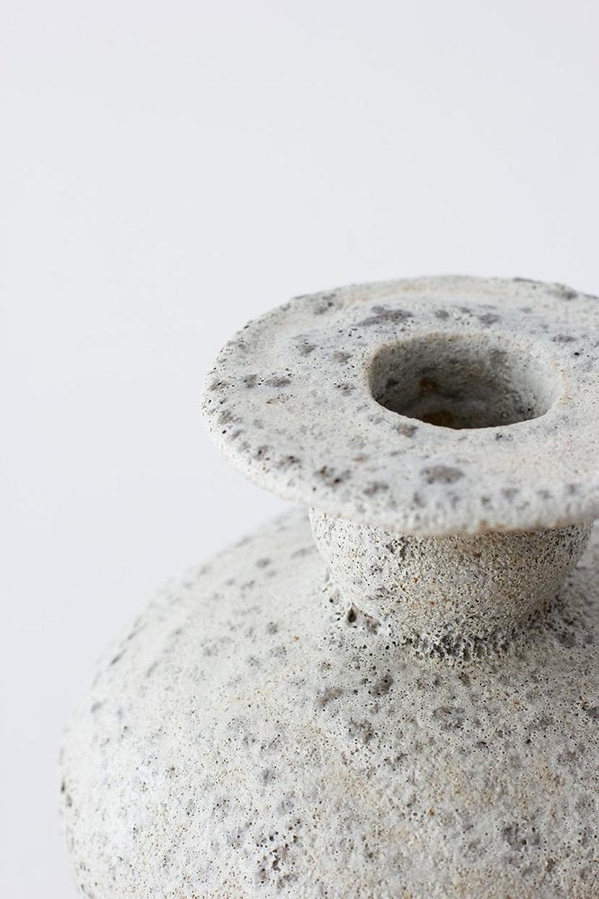 Stoneware and Granite Calcipid Vase by Raquel Vidal and Pedro Paz