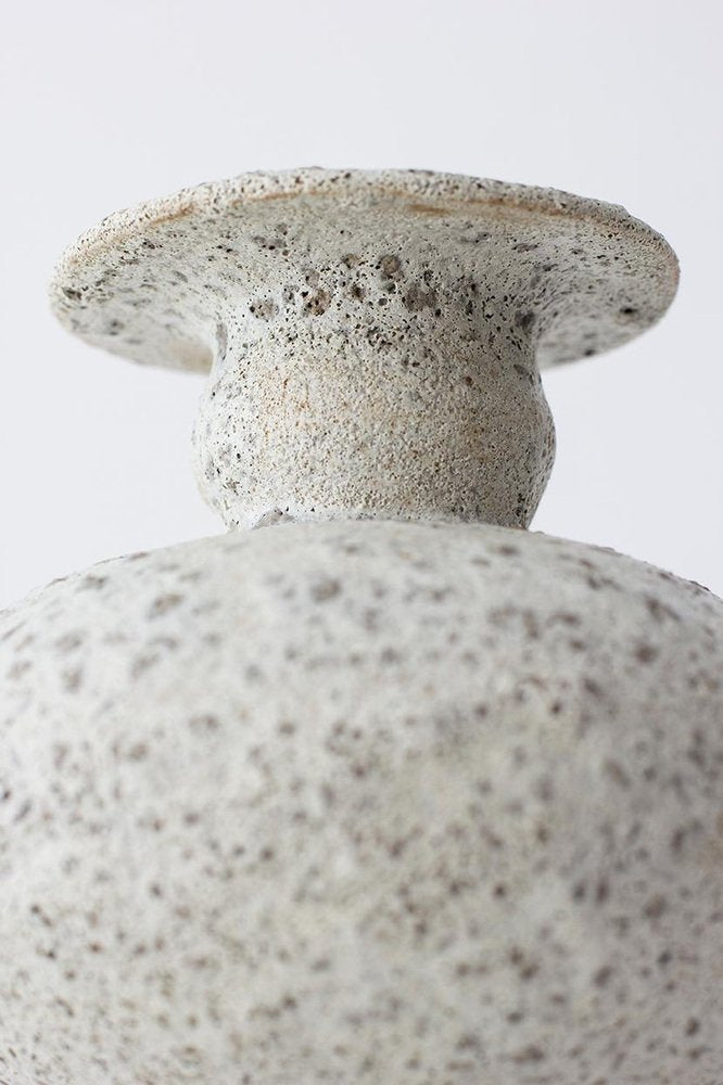 Stoneware and Granite Calcipid Vase by Raquel Vidal and Pedro Paz