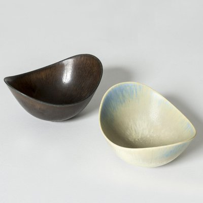 Stoneware Bowls by Gunnar Nylund for Rörstrand, Set of 2-NL-1108506