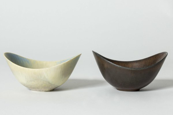 Stoneware Bowls by Gunnar Nylund for Rörstrand, Set of 2-NL-1108506