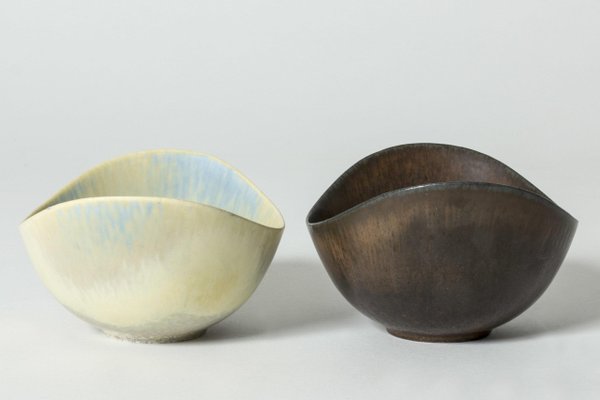 Stoneware Bowls by Gunnar Nylund for Rörstrand, Set of 2-NL-1108506