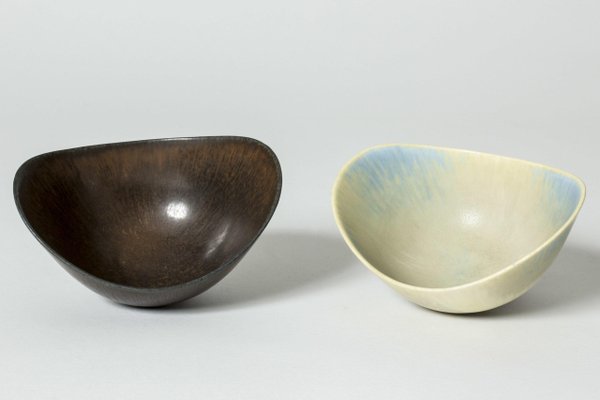 Stoneware Bowls by Gunnar Nylund for Rörstrand, Set of 2-NL-1108506