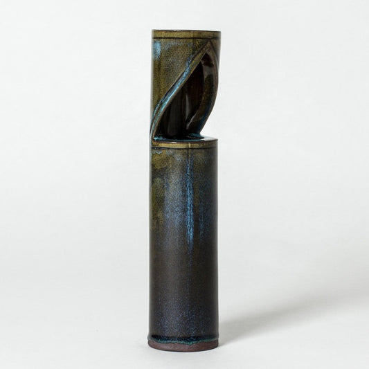 Stoneware Farsta Vase by Wilhelm Kåge from Gustavsberg, 1940s