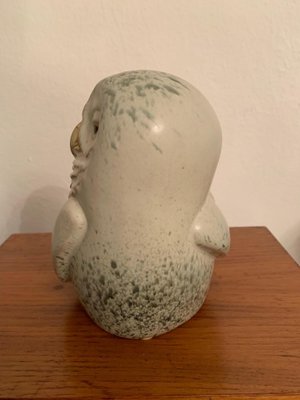 Stoneware Figurine of a Mountain Owl by Paul Hoff for Gustavsberg, Sweden, 1980s-VQM-1078475