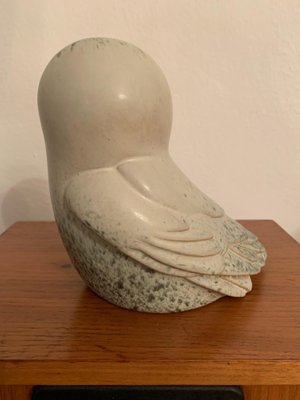 Stoneware Figurine of a Mountain Owl by Paul Hoff for Gustavsberg, Sweden, 1980s-VQM-1078475