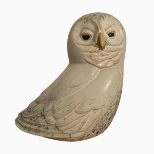 Stoneware Figurine of a Mountain Owl by Paul Hoff for Gustavsberg, Sweden, 1980s-VQM-1078475