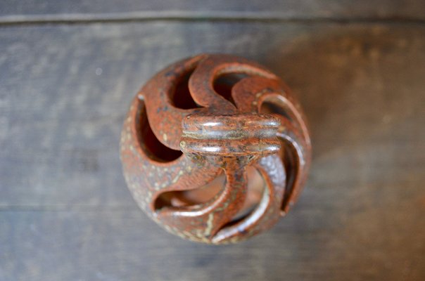 Stoneware Lantern by André Bodin, 1960s-AIU-608690