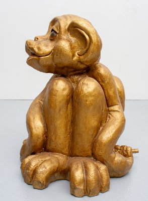 Stoneware Monkey Garden Fountain, 1970s-GCG-912857