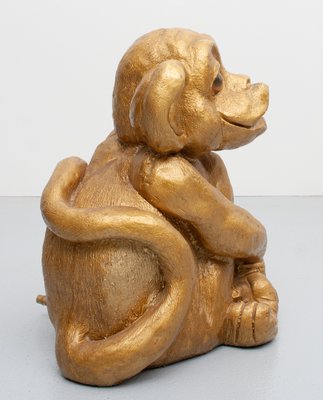 Stoneware Monkey Garden Fountain, 1970s-GCG-912857