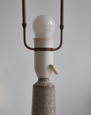 Stoneware Table Lamp by Per Linneman-Scmidt for Palshus, Denmark, 1960s-WRF-1317247