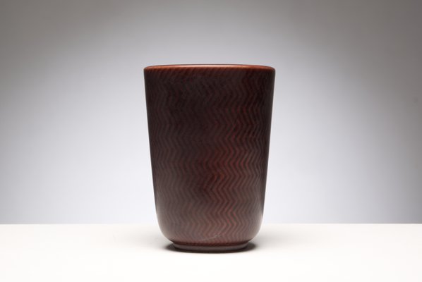 Stoneware Vase by Nils Thorsson for Alumina, 1950s-HZO-754459