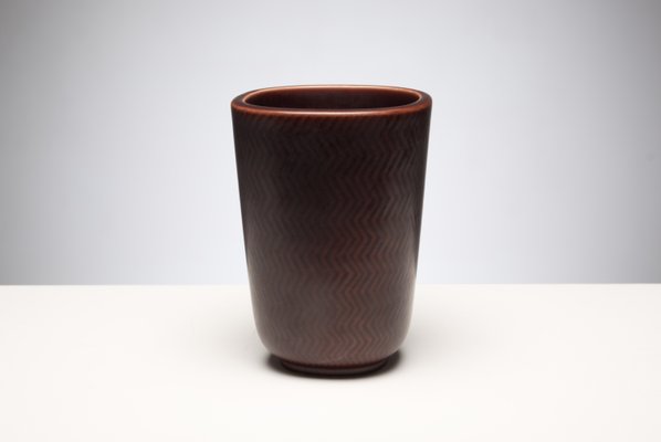 Stoneware Vase by Nils Thorsson for Alumina, 1950s-HZO-754459