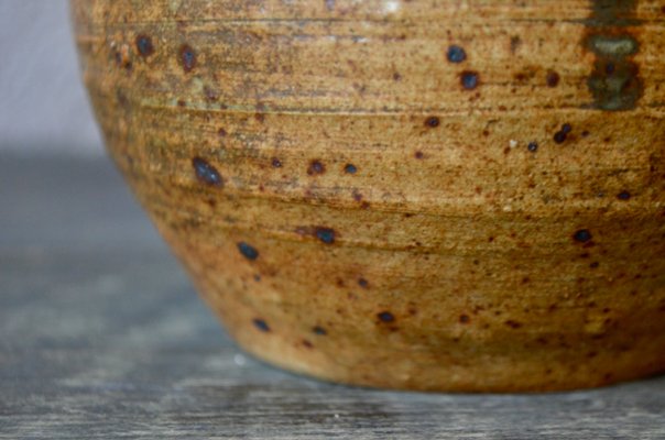 Stoneware Vase with Triple Neck by André Bodin for Bodin André, 1960s-AIU-646409