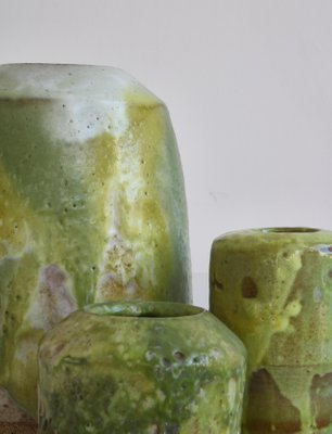 Stoneware Vases by Ole Bjørn Krüger, 1960s, Set of 2-WRF-1151517