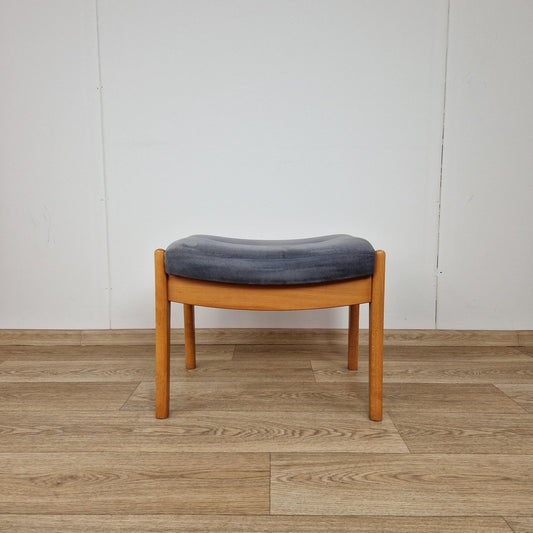 Stool in Leather from Farstrup Møbler, 1980s