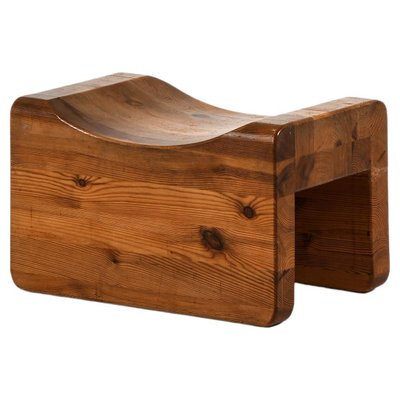 Stool Palle in Pine, 1970s-SC-2022138