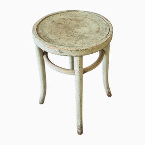 Stool Side Table in Mint Green in the style of Thonet, 1920s-IFQ-2016612