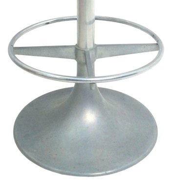 Stool with Aluminium Tulip Base, 1970s-FIP-875249