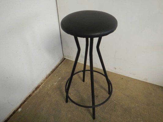 Stool with Footrest, 1980s-WWQ-1405387