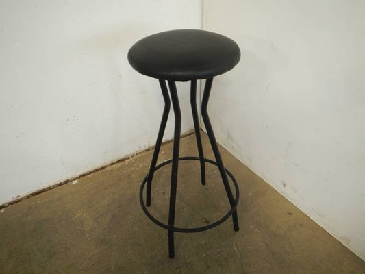 Stool with Footrest, 1980s-WWQ-1405387