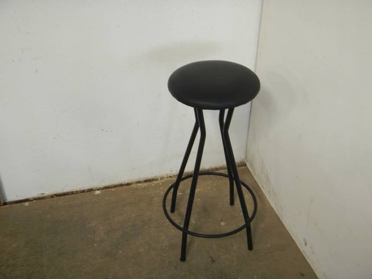 Stool with Footrest, 1980s-WWQ-1405387