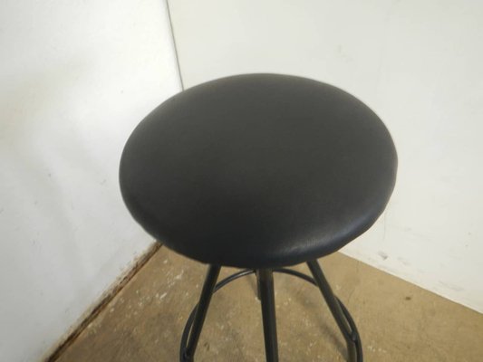 Stool with Footrest, 1980s-WWQ-1405387