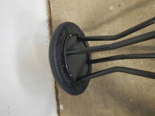 Stool with Footrest, 1980s-WWQ-1405387