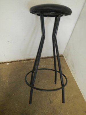 Stool with Footrest, 1980s-WWQ-1405387