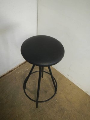 Stool with Footrest, 1980s-WWQ-1405387