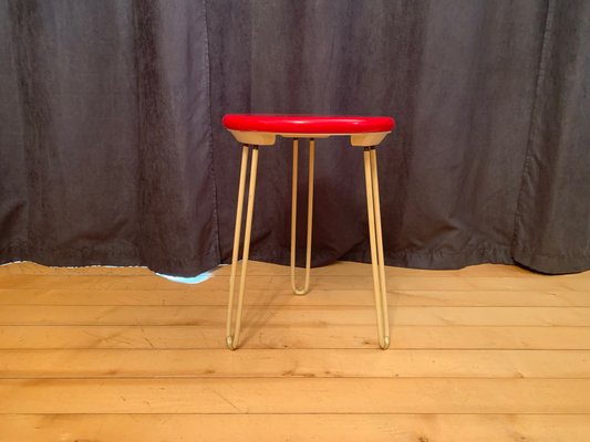 Stool with Latex Seat, Italy, 1960s-RTR-1427283