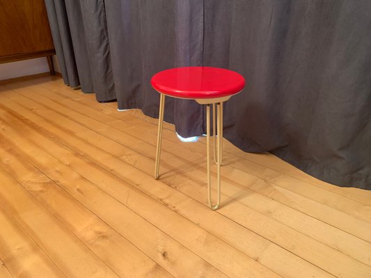 Stool with Latex Seat, Italy, 1960s-RTR-1427283