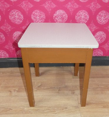 Stool with Storage Space, 1950s-AFE-2027691