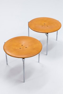 Stools by Uno & Östen Kristiansson for Luxus, 1960s, Set of 2-KO-1762536