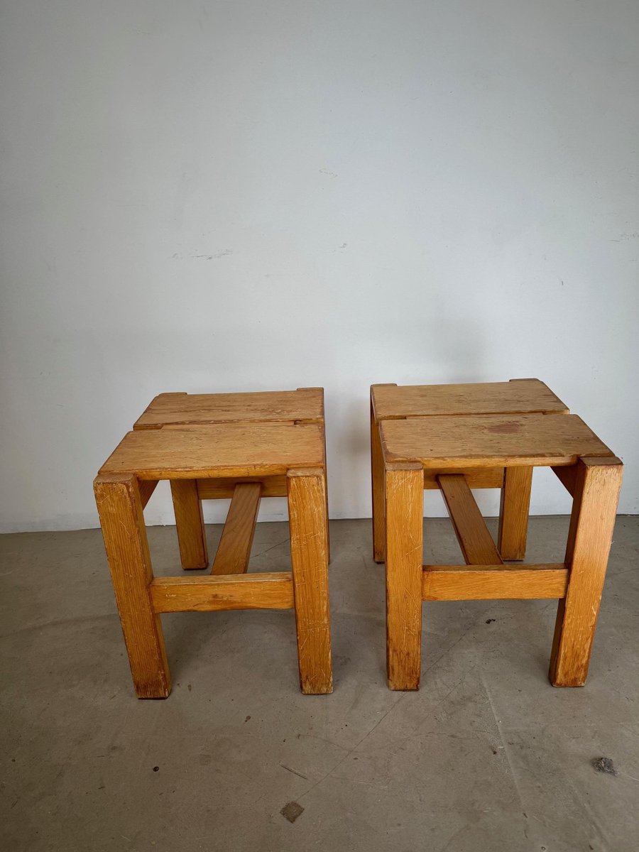 Stools from Maison Regain, Set of 2